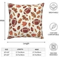 thumbnail image 3 of Brown Throw Pillow Covers 20x20 Inch Set of 2, Abstract Oil Painting Pillow Cases Modern Brown Art Painting Doodles Pillowcase Home Decorative Cushion Covers for Sofa Couch Bed Living Room, 3 of 6