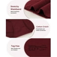 thumbnail image 6 of OEIOEI Plus Size XL-5XL Cotton Underwear for Women High Waist Full Coverage Briefs 5 Pack(3XL,Dark), 6 of 8