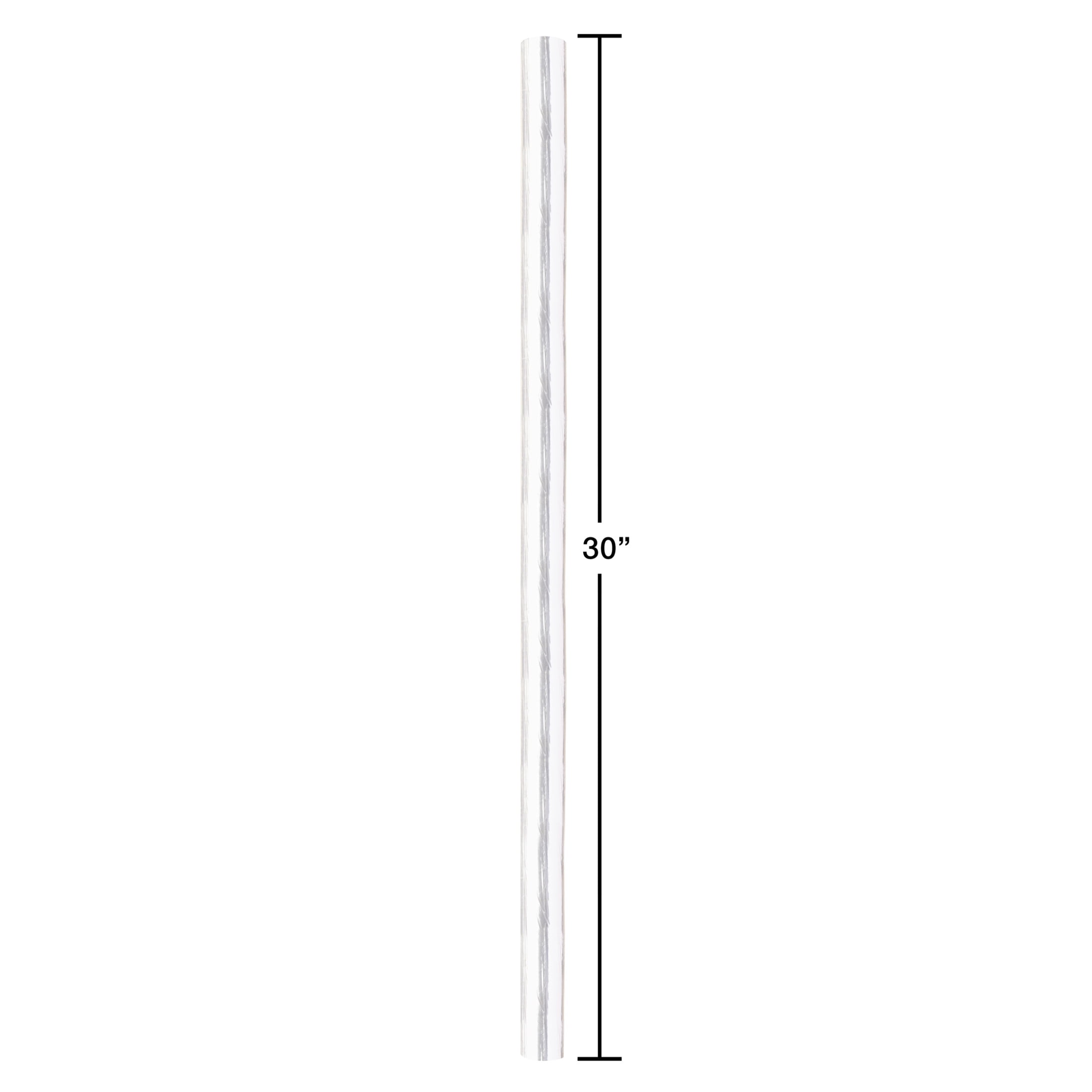 American Greetings 30 Sq. ft. Clear Cellophane Wrapping Paper for Christmas, Birthdays, All Occasions (120 in x 30 in., 1-Roll)