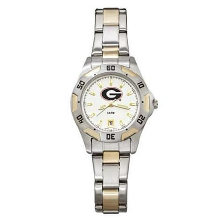Logo Art LA-UGA154 Georgia Womens All Pro Two Tone Watch