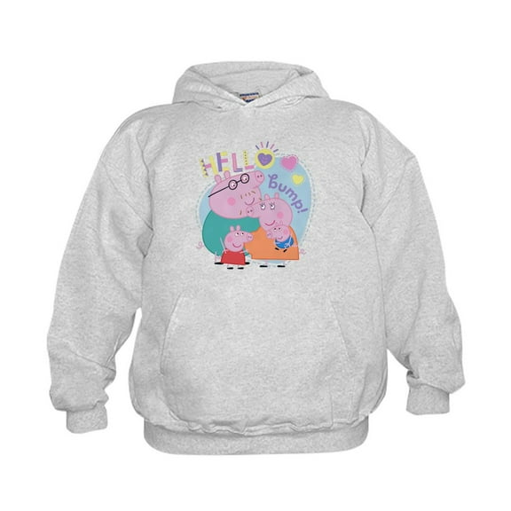 CafePress - Peppa Pig: Hello Bump! - Kids Hooded Sweatshirt, Classic Hoodie