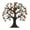 Metal Brown Indoor Outdoor Solid Tree 31" x 3" x 32", variant on DecMode Multi Colored Metal Tree Wall Decor with Leaf Detail