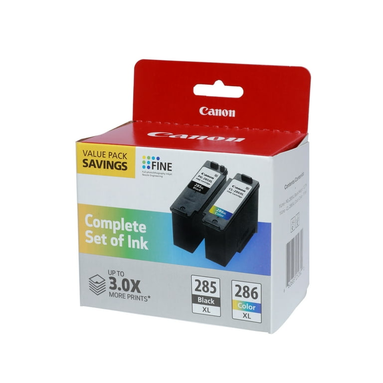 Canon PG-285 XL Black, CL-286 XL Color Ink Cartridge Pack