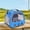 Blue, variant on Bird Travel Carrier, Portable Small Bird Parrot Parakeet Carrier, Side Access Window Collapsible to Carry and Transport Birds Vet Visit (NO Tray)