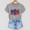 thumbnail image 6 of successthop Independence Day Clothes for Women Happy 4th of July Crewneck Shirt Casual T Shirts Short Sleeve Tops Gray, 6 of 6
