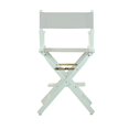 thumbnail image 3 of Casual Home 24" Director's Chair White Frame with Grey Canvas, Counter Height, 3 of 5