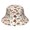 Hedgehog and Toadstool White Pattern, variant on Hedgehog and Toadstool White Pattern Bucket Hat, Fishing Hiking Cap with Wide Brim & Breathable Fabric, Foldable Design Gifts for Unisex Men Women