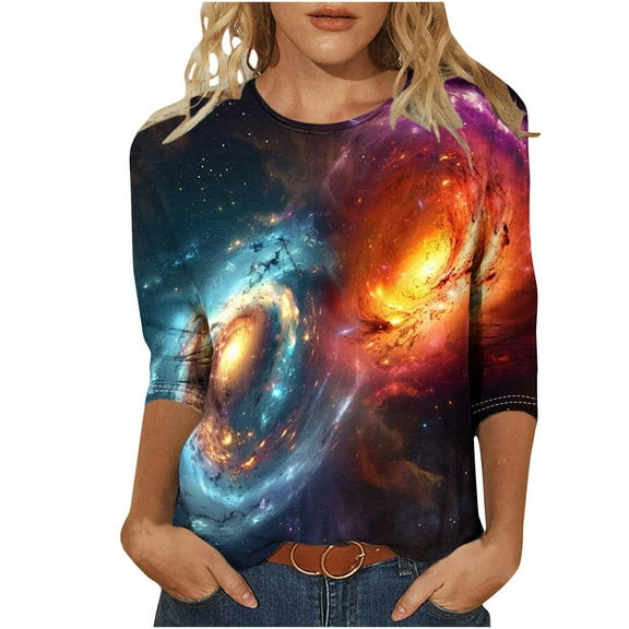 Womens Tops Long Sleeve, White Tees Slim Fit Black Blouses for Women Dressy Sexy Womens T Shirts Loose Fit Multi Pack