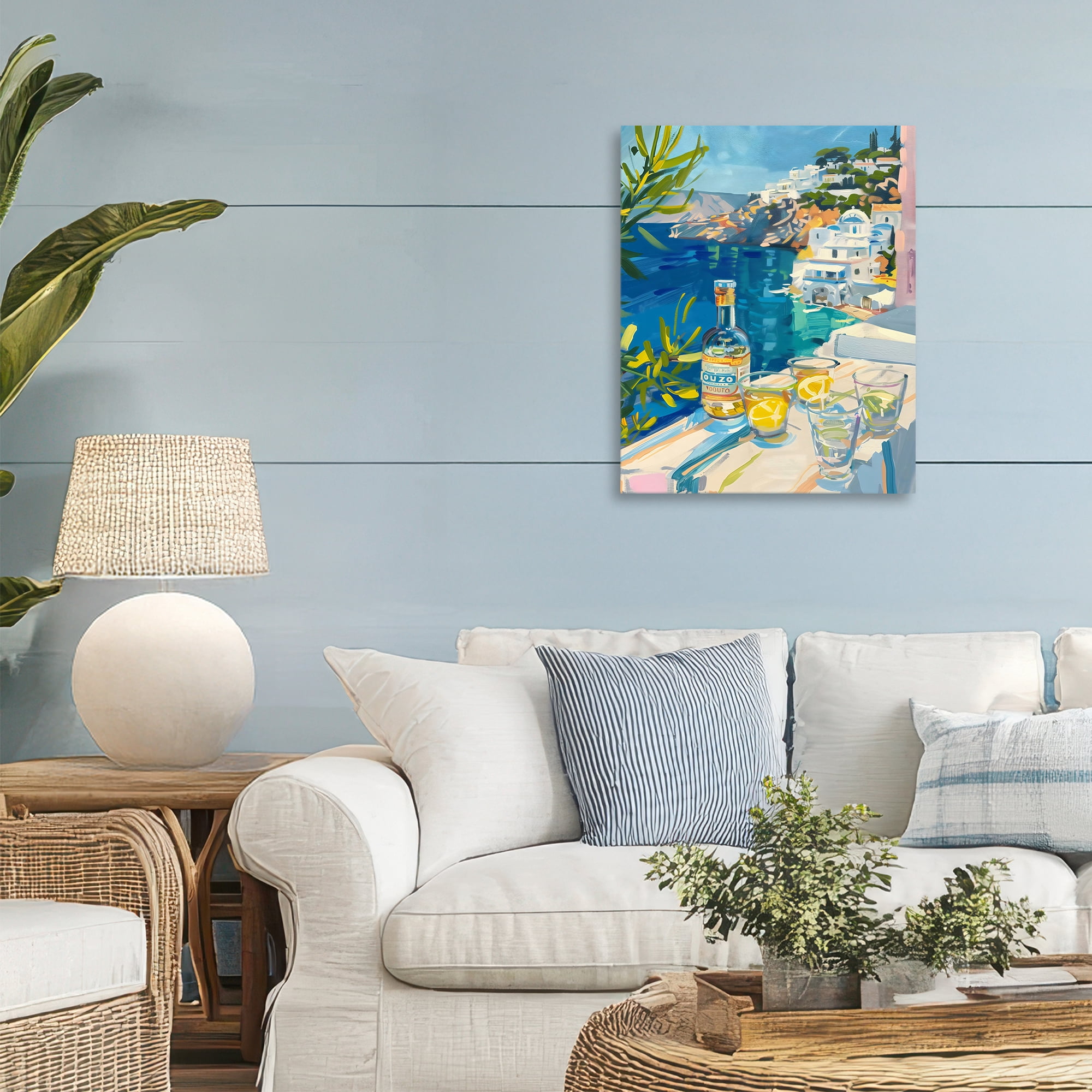 Stupell Industries Drink By The Sea Balcony Canvas Wall Art, design by The Prints Vibe