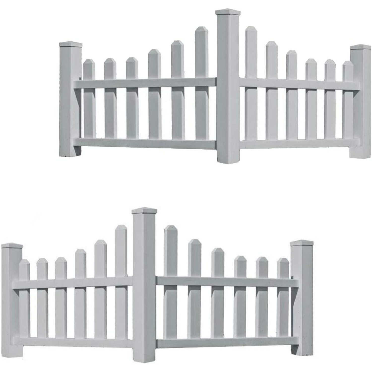 New England Country Corner Picket Fences, 2 Corners, Bring the charm of