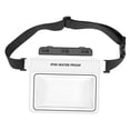 thumbnail image 4 of Riñonera impermeable para teléfono, bolsa de buceo, IPX8, impermeable, sumergible y seca Blanco, 4 of 9