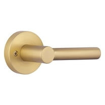 Miseno Mlk5012 Elkton Round Rod Non-Turning One-Sided Door Lever - Brass