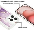 thumbnail image 5 of for iPhone 15 Case, Luxury Marble Pattern Clear Shockproof Protective Lightweight Transparent Back Soft TPU Ultra Slim Thin Phone Case Cover Girls Women for iPhone 15, F, 5 of 11