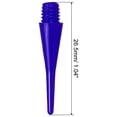 thumbnail image 2 of Uxcell Plastic Dart Tips, 60 Pack 2BA Thread Soft Dart Tips, Blue, 2 of 6