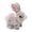 Color A, variant on Toy for Kids Realistic Bunny with Lifelike Movements Interactive Handmade Jumping Twitching and Ears Animal Toy for Imaginative Play,17 cmx17 cmx10 cm,Color B