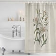 thumbnail image 2 of Vintage Floral Shower Curtain Set - 72" x 78" Washable Bathtub Curtain with 12 Hooks, Farmhouse Country Retro Flower Artwork Waterproof Fabric Stall Shower Curtains for Bathroom/Bathtub Décor, 2 of 6