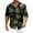 Dark Green, variant on Mens Mardi Gras Shirts Long Sleeve Shirts for Men,Button Down Carnival Mask Printed Shirt for Men