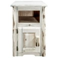 thumbnail image 2 of Montana Collection End Table w/ Door, Left Hinged, Clear Lacquer Finish, 2 of 4