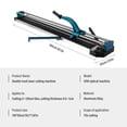 thumbnail image 2 of Flroha Ceramic Tiles Cutter 55 Inch Ceramic Double Rails Tiles Cutter Easy Porcelain Ceramic Cutter with Tungsten Alloy Cutting Wheel for Precision Cutting ideal, 2 of 9