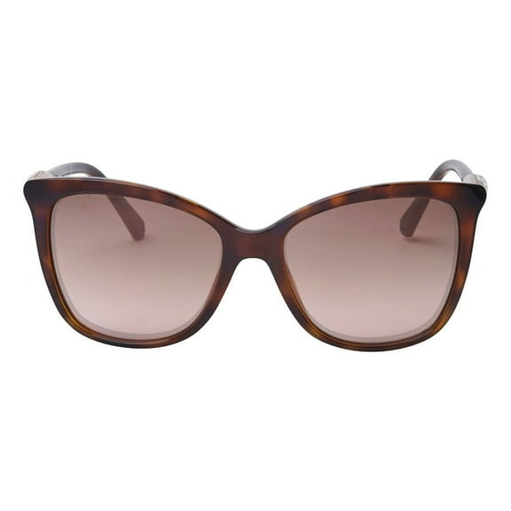 SWAROVSKI SK227 SW227 52G Tortoise Plastic Sunglasses 55-17-140 Cat Eye SK0227