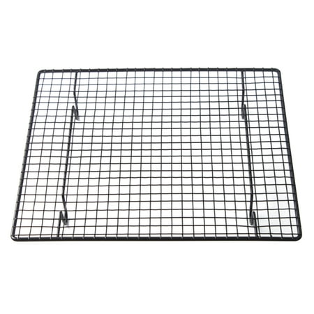 

Carbon Steel Wire Grid Cool Rack BBQ Cake Cooling Shelf Nonstick Pie Bread Cake Baking Tray