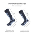 thumbnail image 4 of Calcetines altos de esquí de invierno, calcetines de nieve, calcetines deportivos para niños, calcetines largos con fondo de toalla para hombre, calcetines gruesos y cálidos, 4 of 5