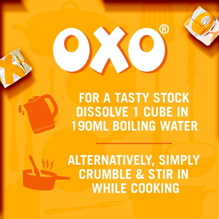 Oxo Chicken Stock Cubes 24 Pack 142g, Imported from Britain