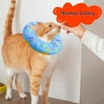 thumbnail image 4 of Cat Cone Collar Soft, Adjustable Cat Recovery Collars Spay Cones to Stop Licking, Cute Donut E Collar After Surgery, Anti-Lick Wound Healing Elizabethan Collar for Kittens (Donut Pink, Small), 4 of 10