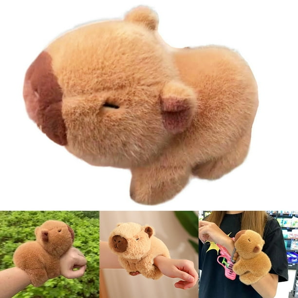 Pulseras Palmada Juguete Peluche Capibara Círculos Divertidos Regalo Suministro Recuerdo Fiesta