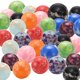 thumbnail image 4 of 60 piezas de cuentas de sedimento marino natural de galaxia de 6 mm, cuentas de gema pulidas redondas suaves sueltas (longitud de 15 pulgadas, verde profundo mezclado), 4 of 5