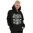 thumbnail image 3 of Breaking Records And Hearts Funny Hoodie Sweatshirt Women Men Brisco Brands L, 3 of 6