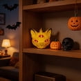 thumbnail image 6 of Gallickan Spooky Three-Eyed Black Cat LED Candle Lamp, Halloween Decor Flameless Tealight, Gothic Resin Tabletop Ornament, 1pc, 6 of 7