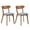 Dining Chairs Set of 2-Walnut, variant on PHOYAL Natural Round Dining Set for 4, 47 Inch Wooden Large Kitchen Table Set for Dining Room