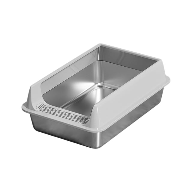 EasyToClean Stainless Steel Litter Box Ideal for Small Cats, Odor Control, and HassleFree Maintenance Cat Litter Box Large Litter Box