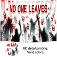 thumbnail image 5 of Bloody Halloween Backdrop,No One Leaves Photography Background,Horror Bloody Ghost Shadow Blood Footprint Handprint Decor,for Spooky Summerween Zombie Vampire Party Supply-7x5FT, 5 of 7