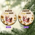 thumbnail image 2 of Proud Corgi Mom Happy Mother's Day with Love Ceramic Round Ornament Welsh Corgi Dog Lover Gifts Idea Home Tree Decor - 02003, 2 of 5