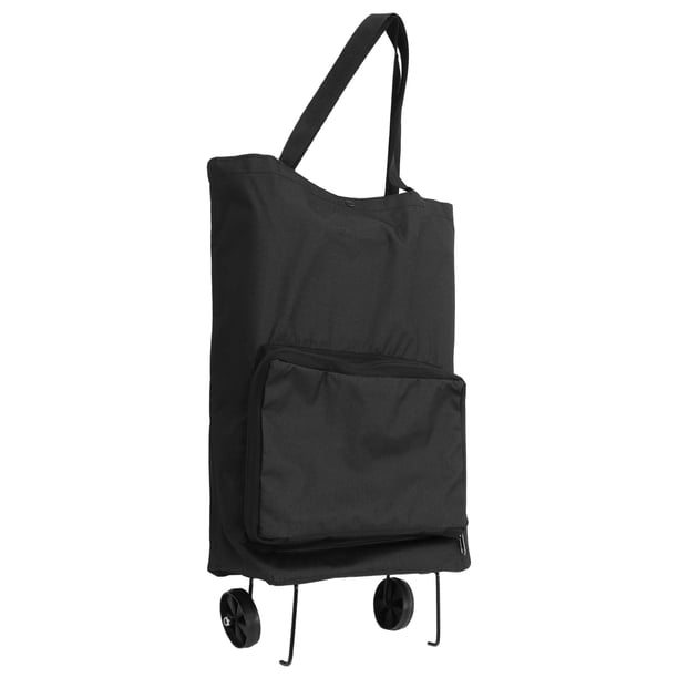 Bolsa de la compra con ruedas: ligera, con ruedas y asa, plegable y portátil, ideal para picnics y viajes.