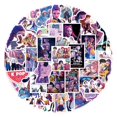 thumbnail image 1 of 55PCS KPop Demon Hunters Stickers - Waterproof,Anime, Huntrix, Kpop demon hunter - Comic Peripheral Shiny Sticker Pack Props Cute Cartoon Characters Waterproof Decals Suitable As A Gift, 1 of 7