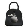 thumbnail image 2 of Naloa Astronaut Sitting On Mercury Planet Print Lunch Bag for Women Men,Insulated Lunch Box for Adult,Reusable Lunch Tote Bag for Work, Picnic or Travel, 2 of 9