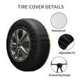 thumbnail image 4 of Kll White Ice Cream Tire Cover,Universal Wheel Tire Cover For Trailer, Rv, Suv, Truck,Camper And Many Vehicle,(17 Inch), 4 of 7