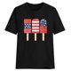 thumbnail image 4 of Blusa informal de manga corta con cuello redondo y estampado suelto de verano para mujer con estilo OAVQHLG3B Store  lin121212, 4 of 4