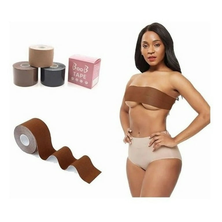 Boob tape set 5 in 1 bob tape for large breasts black boob tape best breast  tape invisible bra tape body tape for breasts boobtapes tit tape boob_tape  the booby tape 上boob