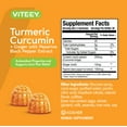 thumbnail image 6 of VITEEY Turmeric Gummies with Ginger, Immune Support, Peach Flavor, 60 Count, 2 Pack, 6 of 7