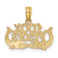 thumbnail image 4 of Finest Gold 10K 100 Percent Pisces Zodiac Charm, 4 of 4