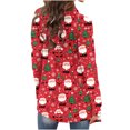 thumbnail image 6 of Heisall Womens Cardigan Tops Long Sleeve Christmas Print Comfortable Fall Winter Fashion, 6 of 7
