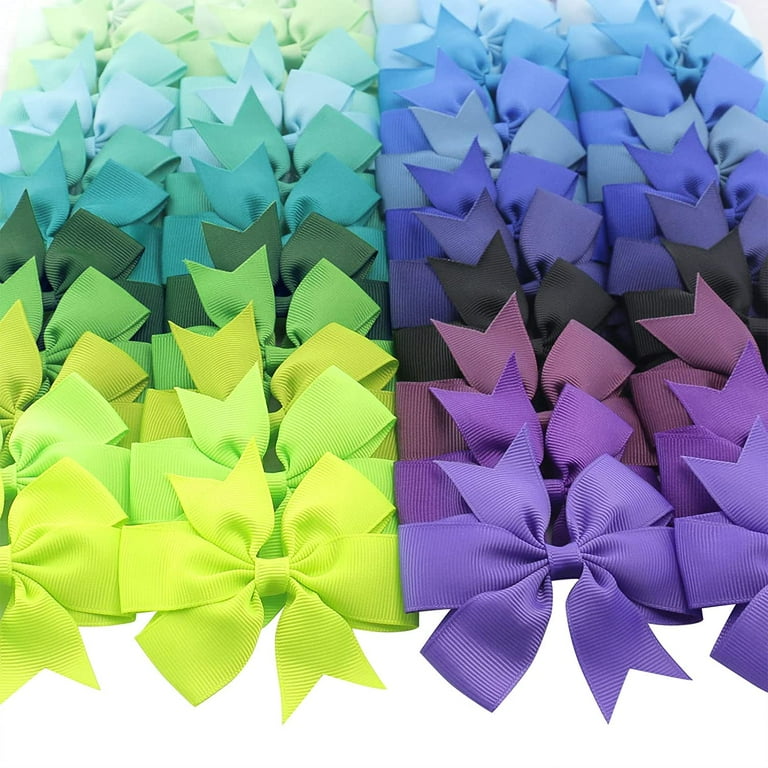 40 piece boutique grosgrain ribbon pinwheel hair bows hotsell