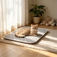 thumbnail image 5 of Cooling Pet Pad for Dogs & Cats with Non-Slide Portable Bottom, Washable Ice Mat & Breathable Design, Suitable for Crate Sofa Floor Travel, 17.7x13.8in by MPOISVA, 5 of 6