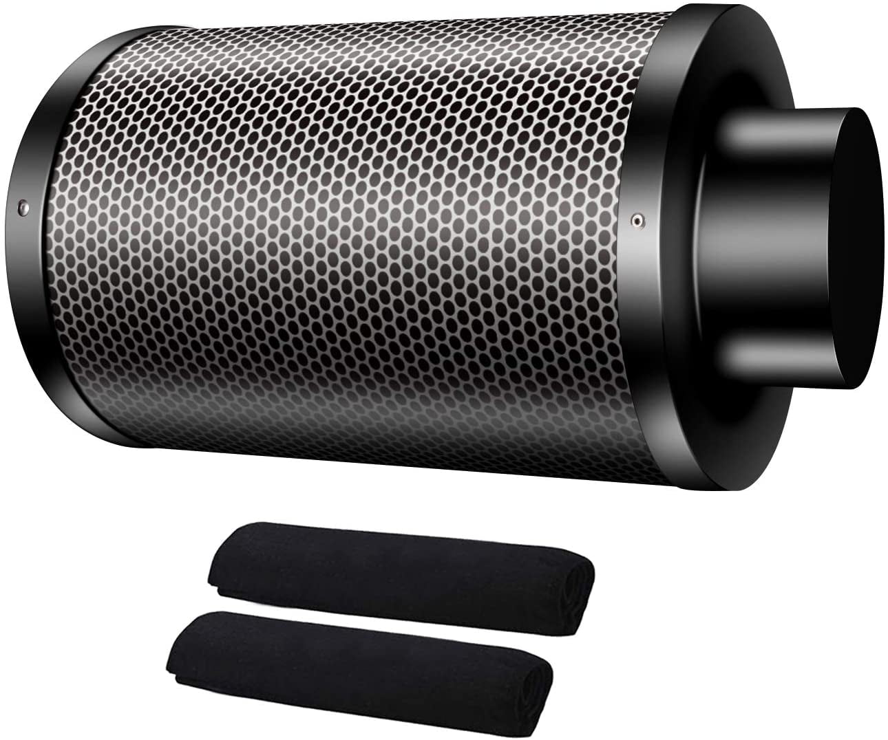 6 Inch Air Carbon Filter with Australia Virgin Activated Charcoal for Inline Fan 