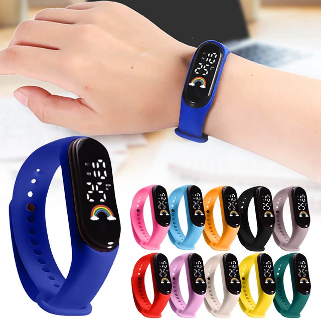 Reloj deportivo para niños Pulsera para exteriores Reloj electrónico Pulsera para niños
