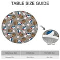 thumbnail image 6 of Baseball Items Pattern Round Fitted Tablecloth with Elastic Edge,Dining Table Cover Waterproof,Outdoor Round Tablecloth for Camping,Dining,Indoor and Outdoor, 6 of 7
